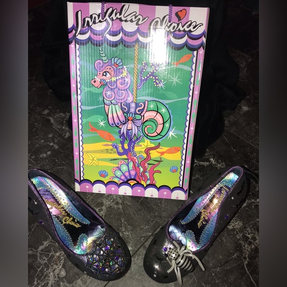 NEW RARE IrregularChoice Batty heels Size 9 in box - Picture 17 of 17